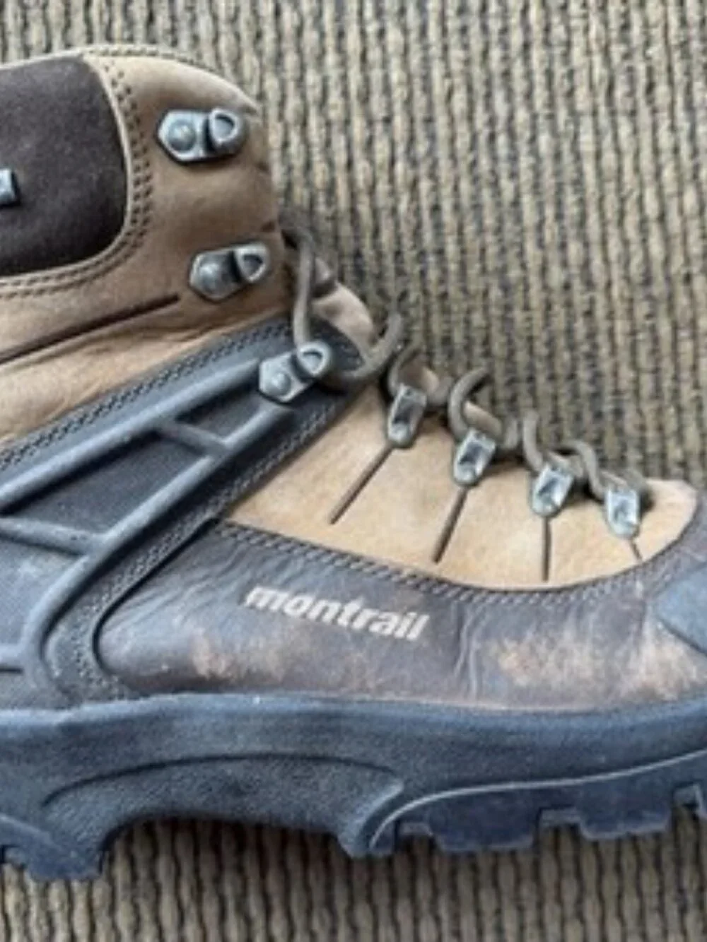 Montrail Torre GTX Hiking Boots Mens US 12.5 Brown Gore-Tex Waterproof
